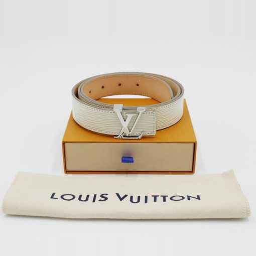 Accessoires Ceinture Louis Vuitton Blanc d'occasion
