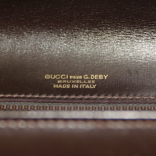 Pochette Gucci VINTAGE signature G.DEBY BRUXELLES