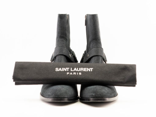 Bottes Saint Laurent en suede modèle WYATT