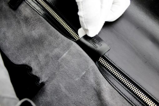 Sac Porte-documents Gucci en cuir noir