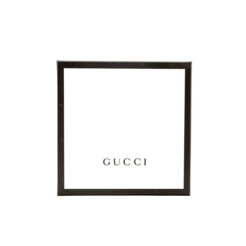 Ceinture Gucci Boucle Double G en cuir noir